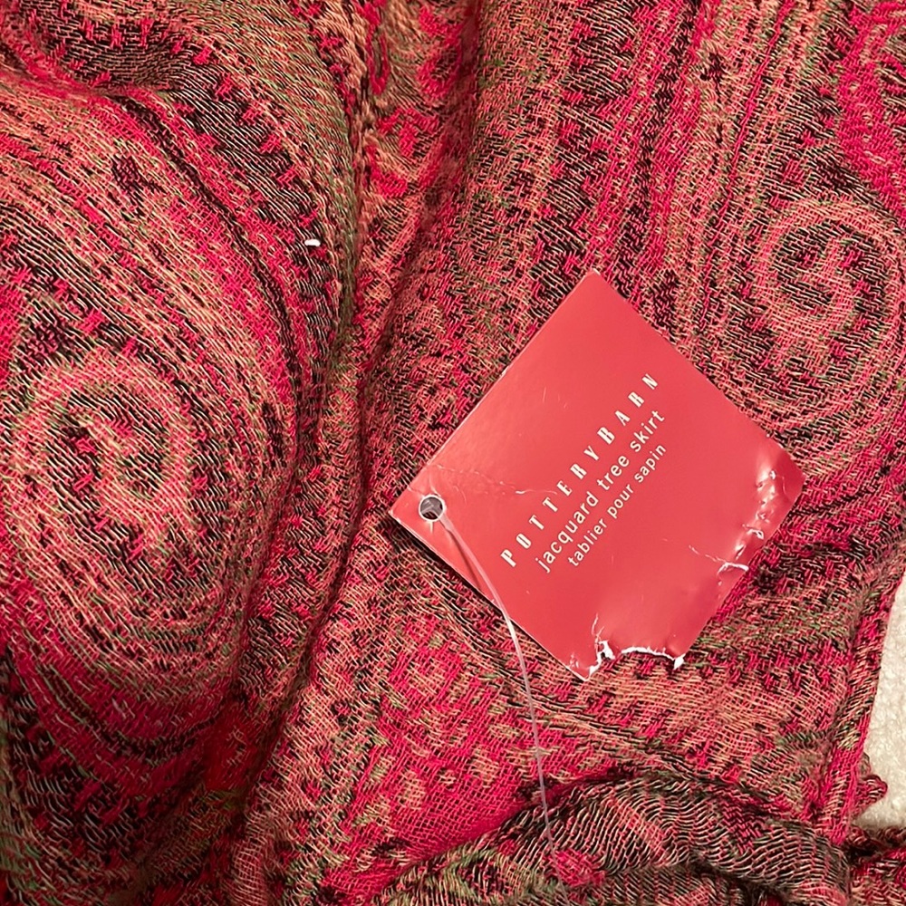 New with tags Pottery Barn tree skirt